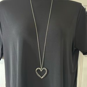 Heart Shaped pendant Necklace Inscribed "Mother"